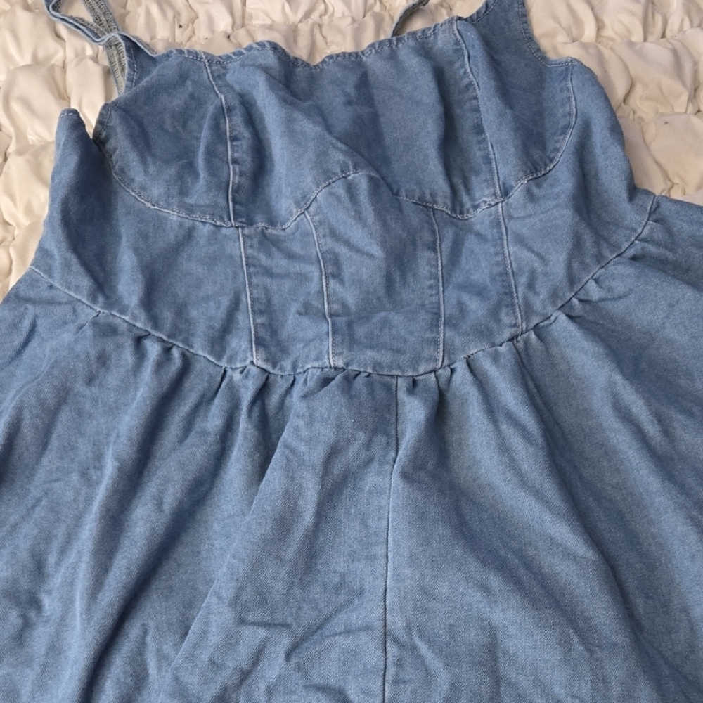 SHEIN Light Blue Mini Dress